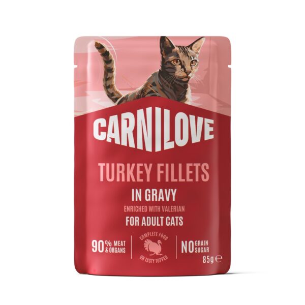 Carnilove Turkey Gravy with Valerian märgtoit kassidele 85g