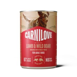 Carnilove Lamb & Wild Boar konserv koertele 400g