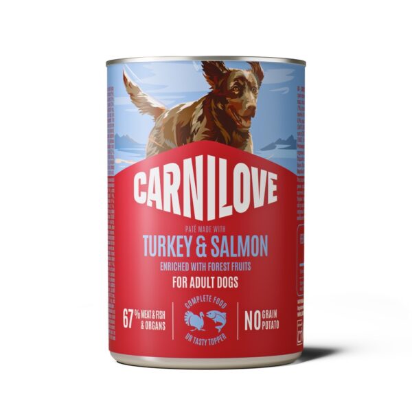 Carnilove Salmon & Turkey konserv koertele 400g