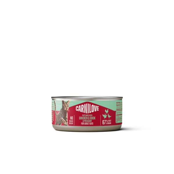 Carnilove Chicken, Duck & Pheasant konserv kassidele 100g