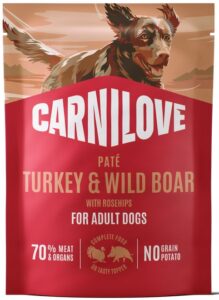 Carnilove Pate Turkey & Wild Boar märgtoit koertele 300g