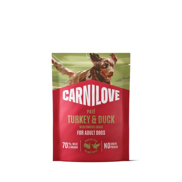 Carnilove Pate Turkey & Duck märgtoit koertele 300g