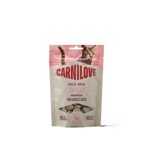 Carnilove külmkuivatatud maius Turkey kassidele 40g
