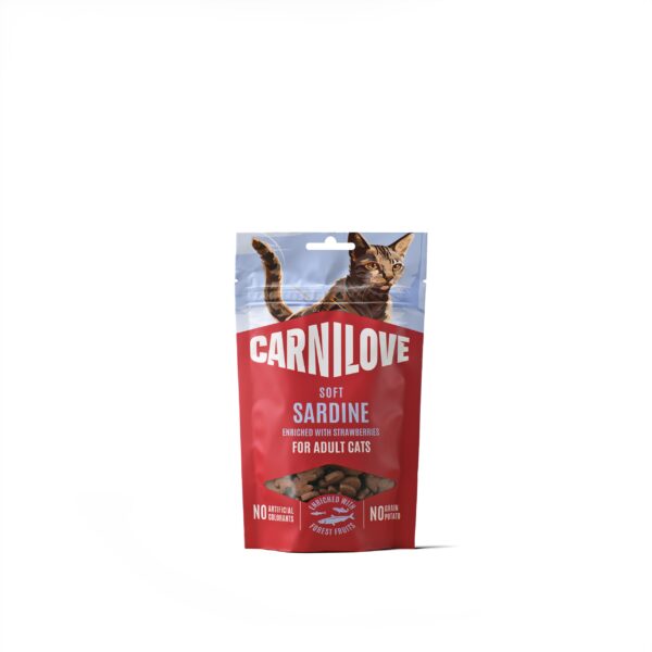 Carnilove Sardine with Strawberries maiused kassidele 50g