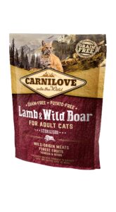 Carnilove Lamb & Wild Boar for Sterilised kassitoit 400g