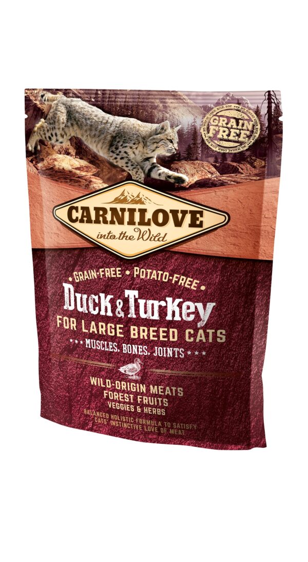 Carnilove Duck & Turkey for Large Breed kassitoit 400g