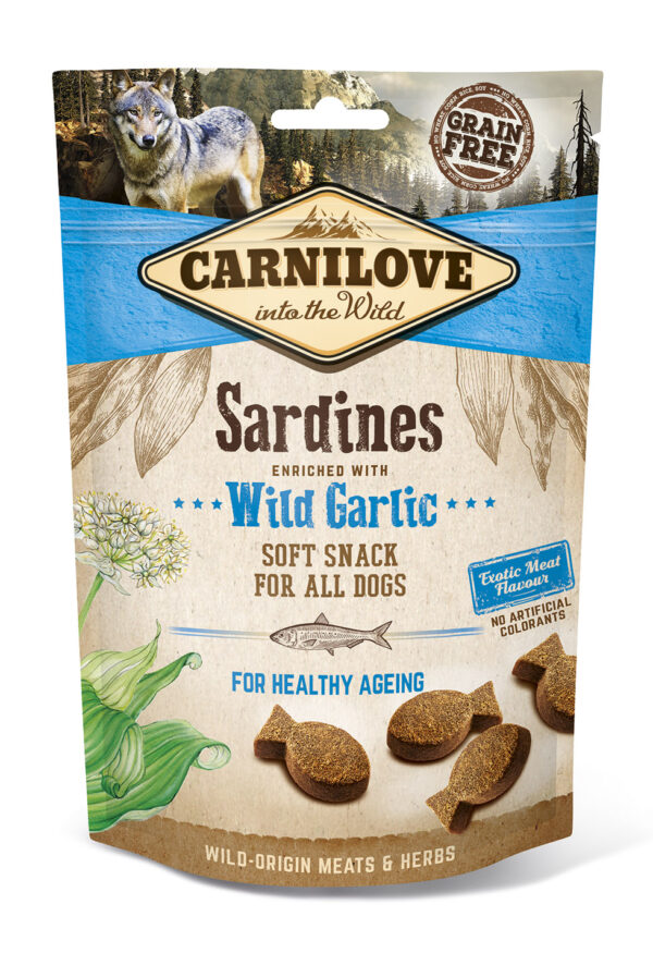 Carnilove Dog Snack Sardines & Wild Garlic maiused koerale 200g