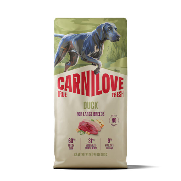 Carnilove True Fresh Duck Large Breed koeratoit 12kg