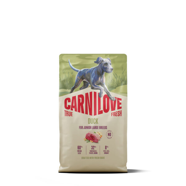 Carnilove True Fresh Duck Junior Large Breed koeratoit 4kg