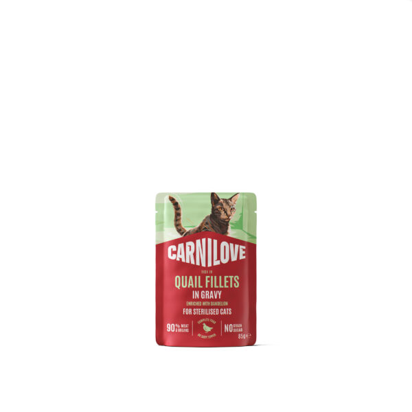 Carnilove Quail Gravy with Dandelion märgtoit steriliseeritud kassidele 85g